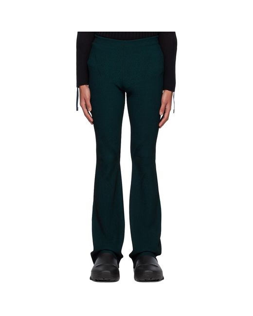 Dion Lee Black Blue Angled Lounge Pants for men