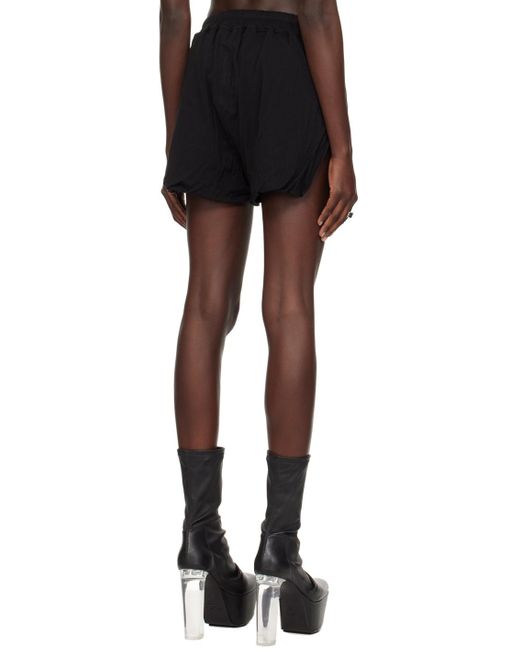 Rick Owens Black Gabe Shorts