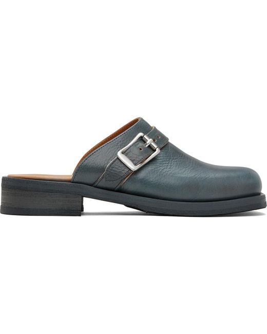 Our Legacy Black Blue Camion Mules for men