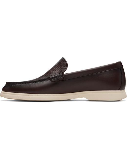 Boss Blue Emed-Logo Loafers for men