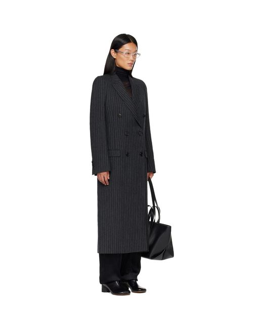 Maison Margiela Black Double Breasted Coat