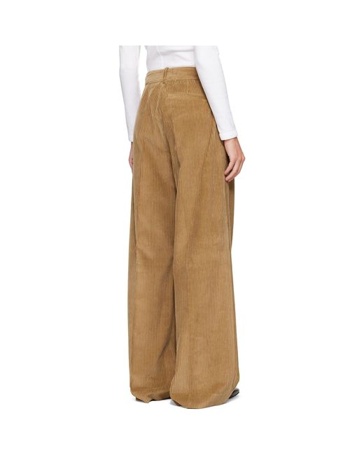 Rohe Natural Ted Lower Waist Corduroy Trousers