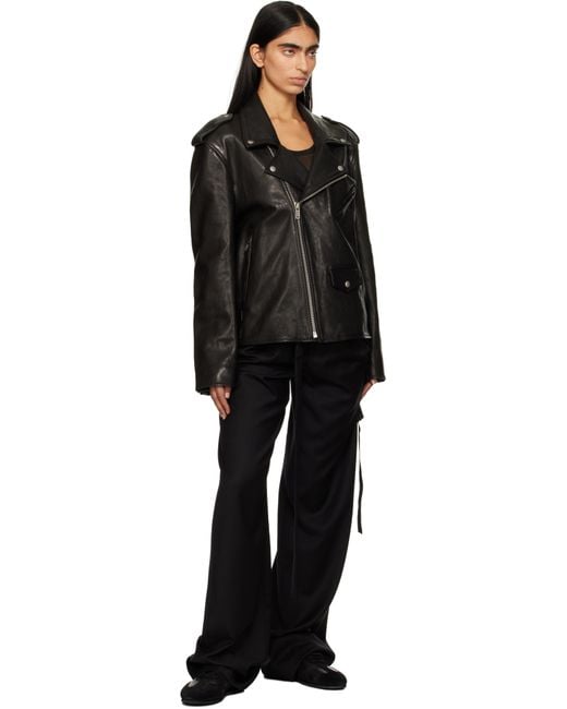 ANN DEMEULEMEESTER レザージャケット