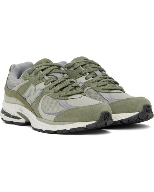 メンズ New Balance カーキ 2002R スニーカー Black