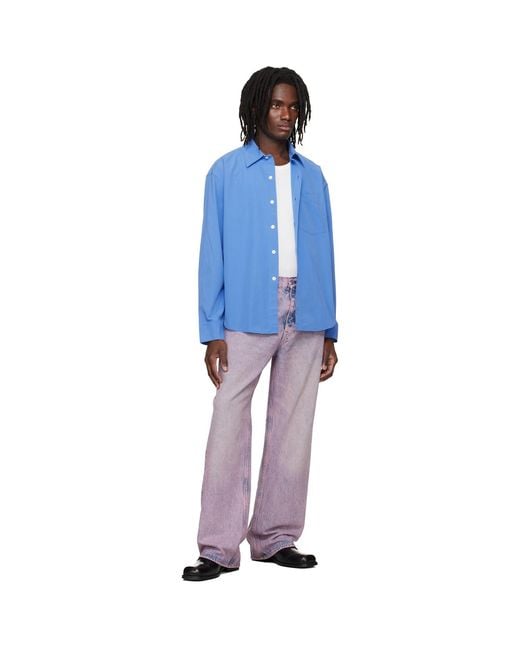 sunflower Purple Relaxed Boot Jeans for men