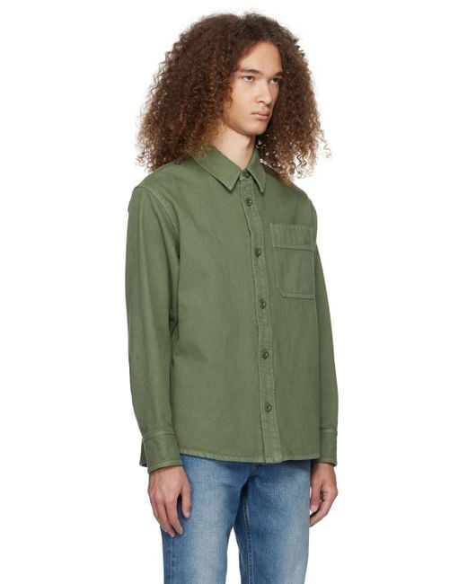 A.P.C. . Green Basile Shirt for men