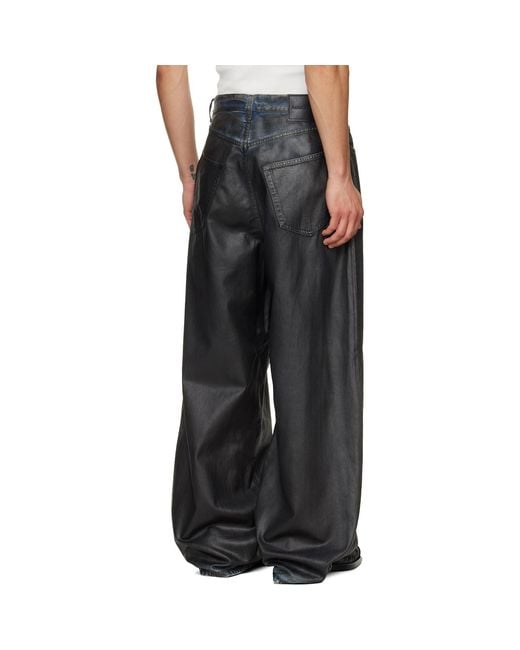 Acne Black Loose Fit 2023 Jeans for men