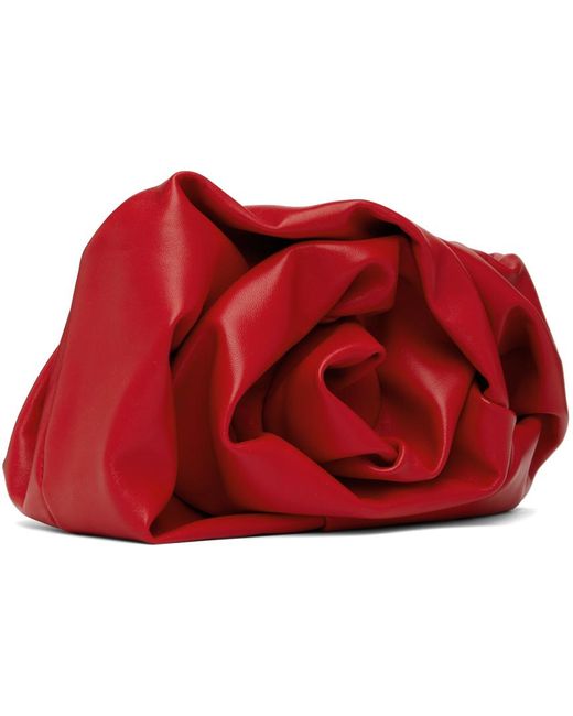 Pochette rouge à ornement de rose Burberry en coloris Red