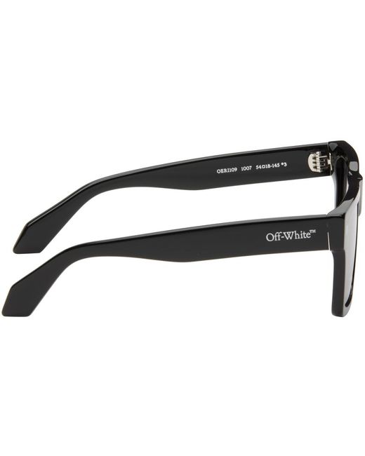Off-White c/o Virgil Abloh Black Lawton Sunglasses for men