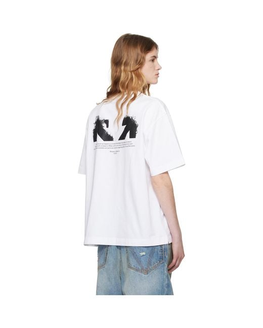 Off-White c/o Virgil Abloh White Half Arrow Skate T-Shirt