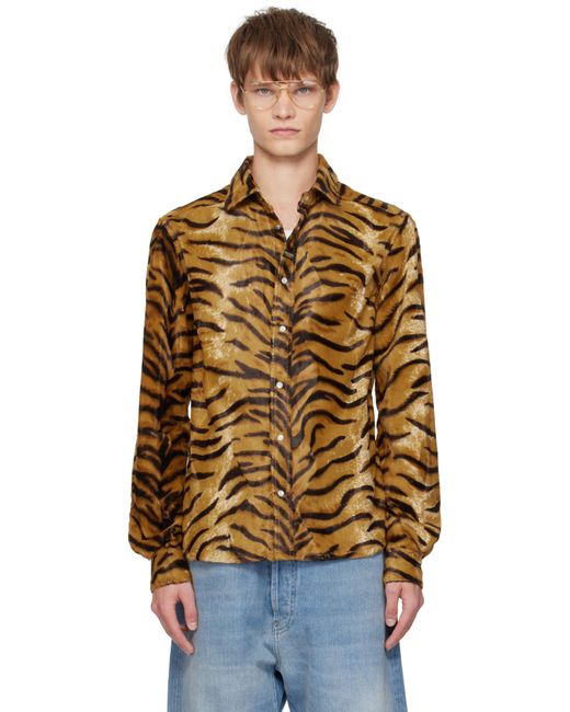 Chemise Ajustée Brun Clair Martine Rose pour homme en coloris Multicolor