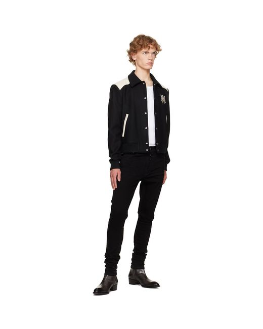 Amiri Black Off- Ma Band Jacket for men