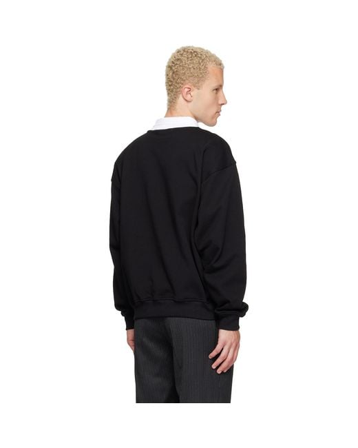 Ernest W. Baker Black Golf Sweatshirt for men