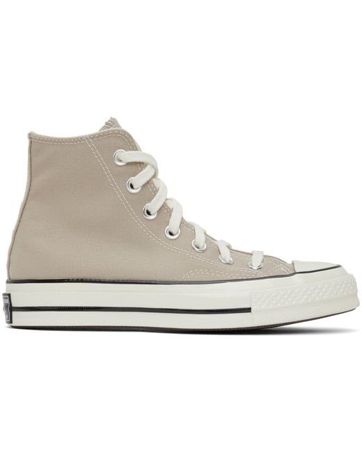 Converse Grey Chuck 70 Recycled Sneakers in Black | Lyst
