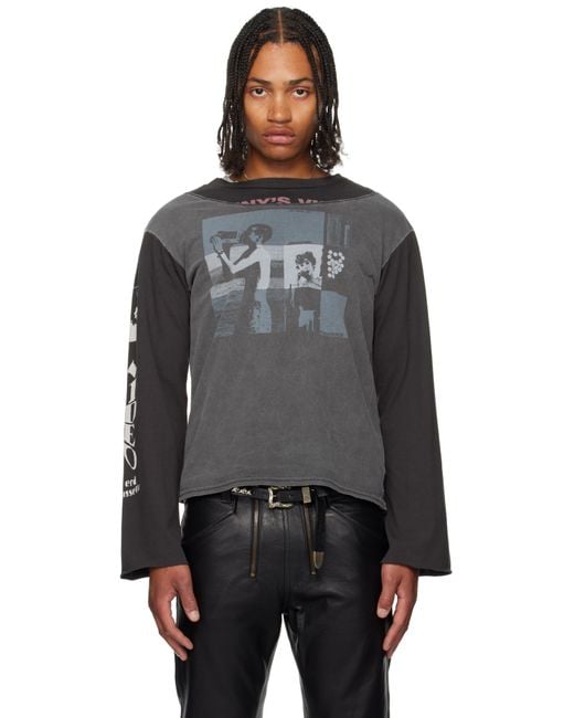 Enfants Riches Deprimes Black Benny's Video Assemblage Ls T-Shirt for men
