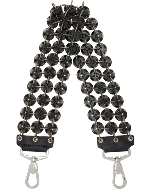 STEFAN COOKE White Short Button Bag Strap for men