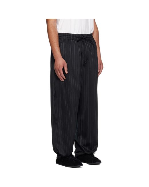 Y-3 Black Basketball Track Pants for men