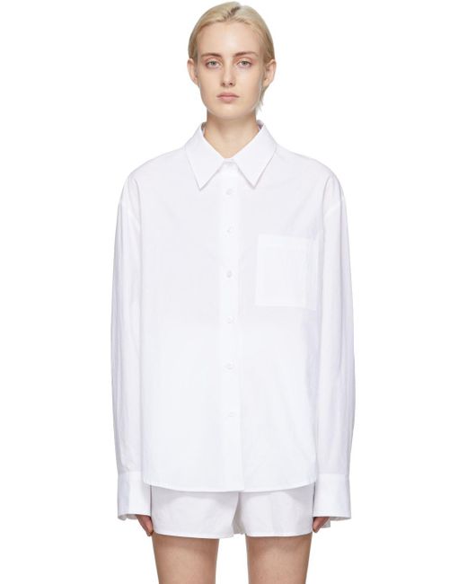 Frankie Shop White Lui Shirt