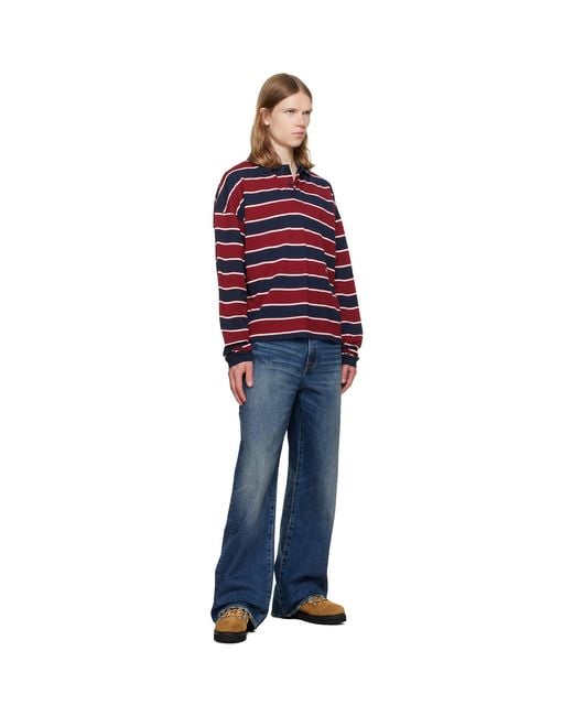 R13 Blue D'Arcy Loose Jeans for men