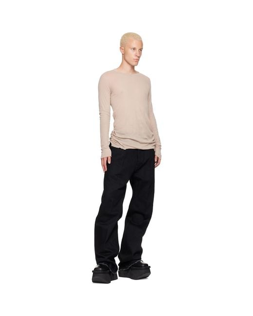 Rick Owens Black Tower Geth Jeans for men