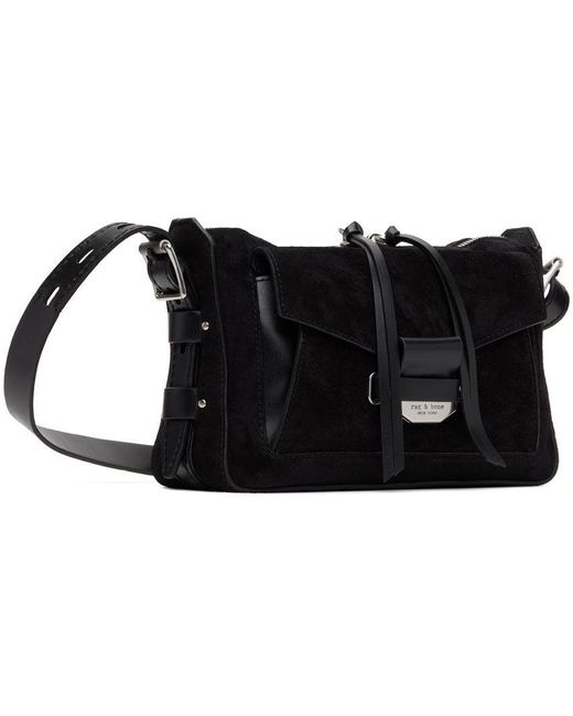 Rag & Bone Black Small Field Messenger Bag Lyst