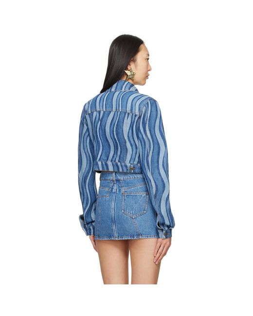 Area Blue Indigo Sunray Denim Jacket