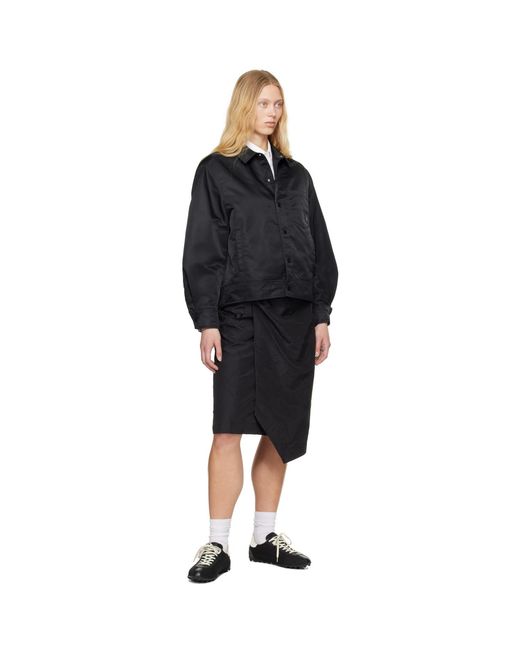 Adererror Black Medium Midi Skirt