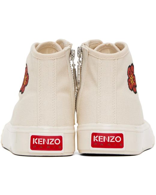 KENZO Black Off-white Paris School High Top Sneakers