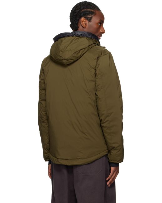 Canada Goose Green Khaki Label' Lodge Down Jacket for men