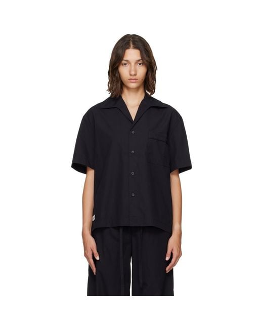 Entire studios Black S/S Pyjama Shirt