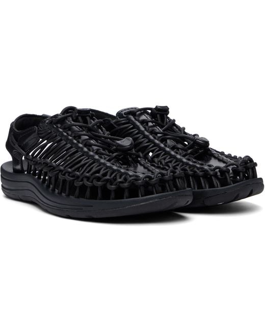 Keen Black Uneek Leather Sandals