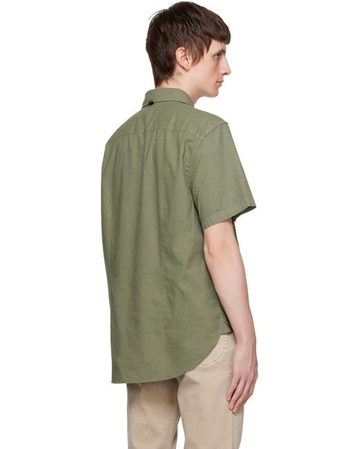 Rag & Bone Green Arrow Shirt for men