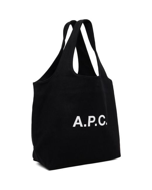 A.P.C. Black Ninon Tote for men