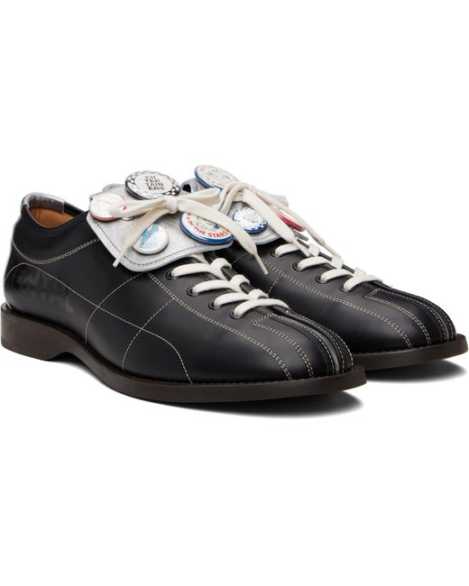 KENZO Black Paris Striker' Bow Derbys for men