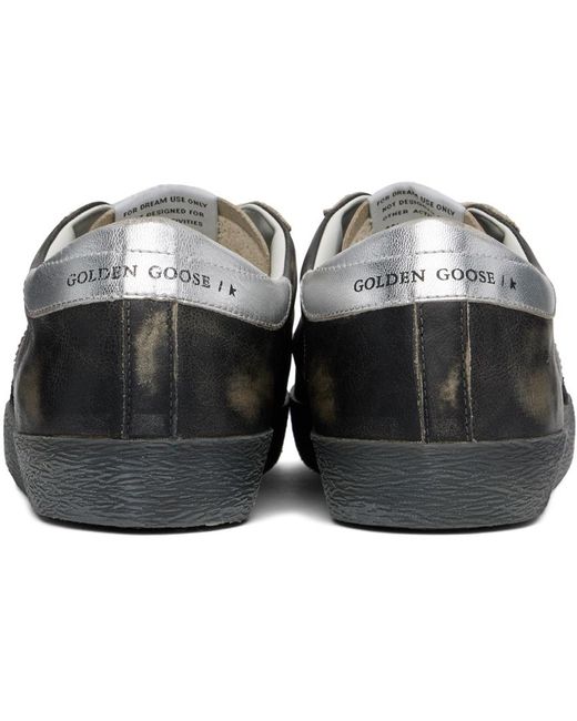 メンズ Golden Goose Deluxe Brand ブラック Super-Star スニーカー Black