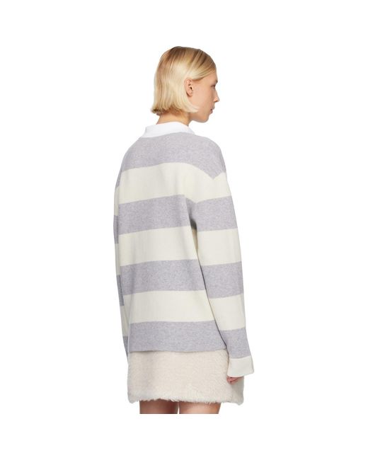 Moncler Multicolor Off- Long Sleeve Polo