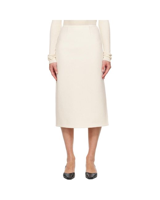 Rier Natural Walker Midi Skirt
