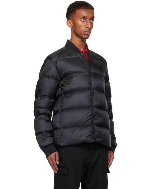 Moncler Black Quilted Ripstop Down Jacket for men