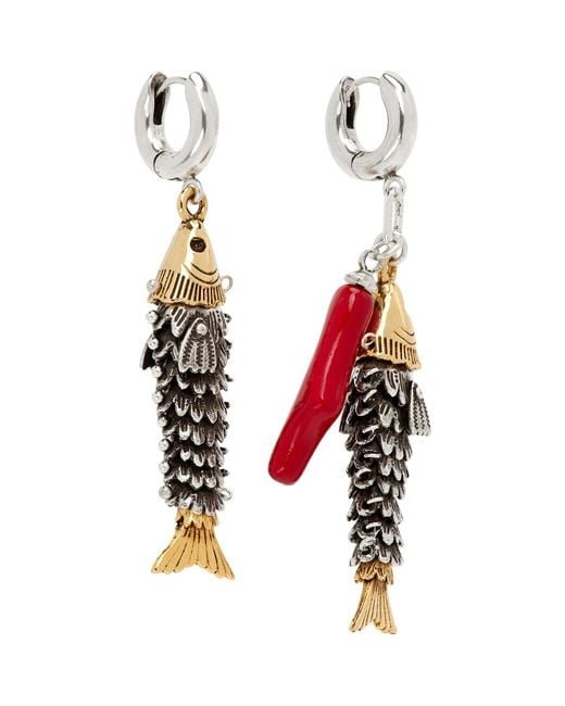 Isabel Marant White New River Earrings
