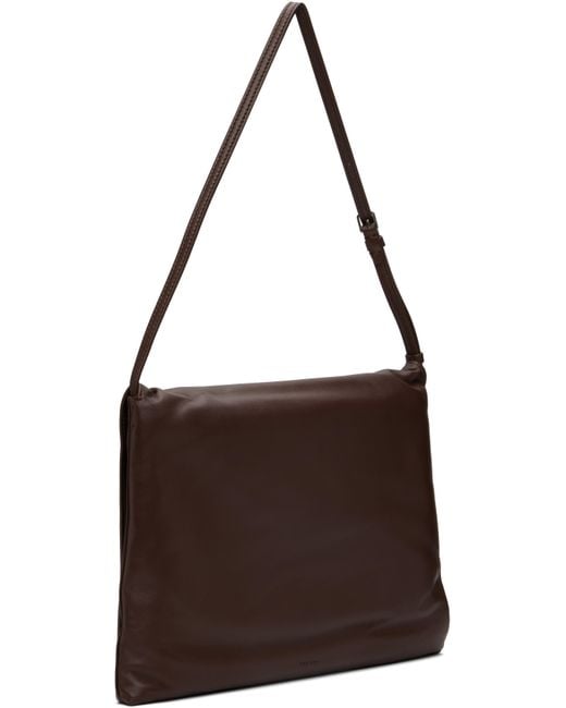 The Row Brown Nan Shoulder Bag