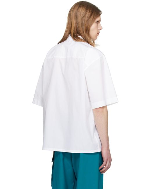 Marni White Printed Shirt for men