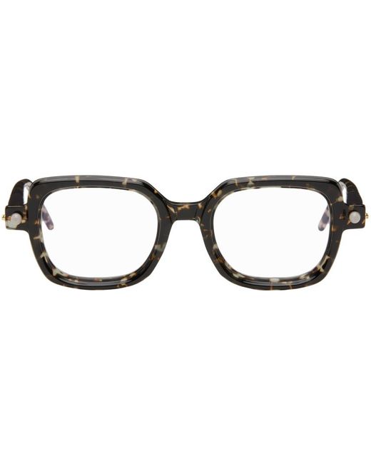 Kuboraum Black Tortoiseshell P4 Glasses for men