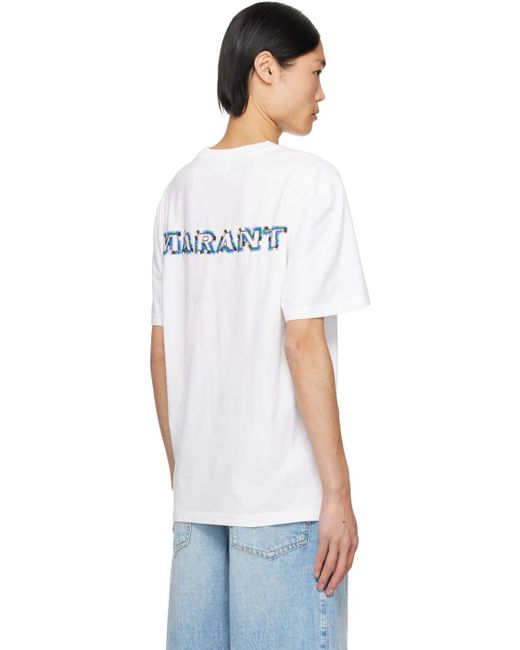 Isabel Marant White Hugo T-shirt for men