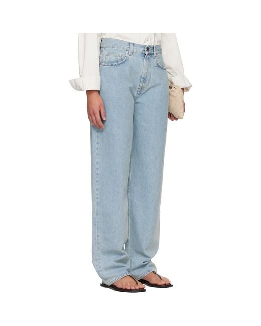 Loulou de Saison Blue Samur Lds Boyfriend Jeans