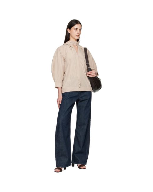 Lemaire Natural Scarf Blouse