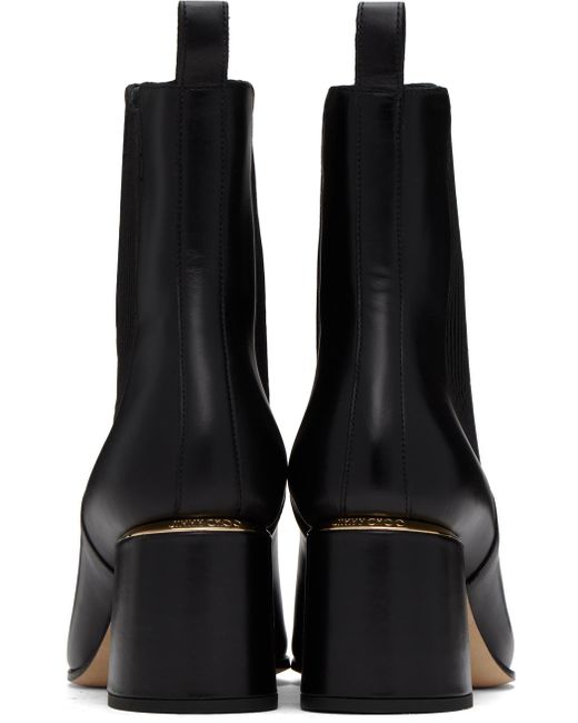 Jimmy Choo Black Thessaly 65 Boots