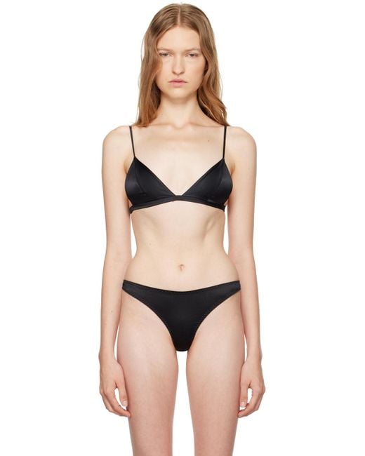 Fleur du Mal Luxe 三角ブラ Black