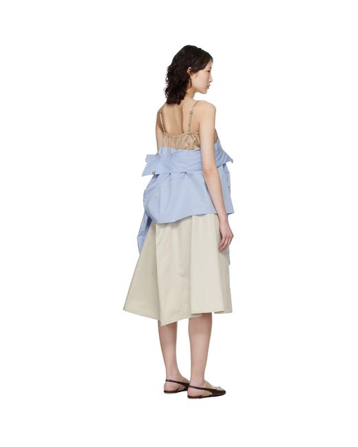 Maison Mihara Yasuhiro White Shirts Combined Camisole