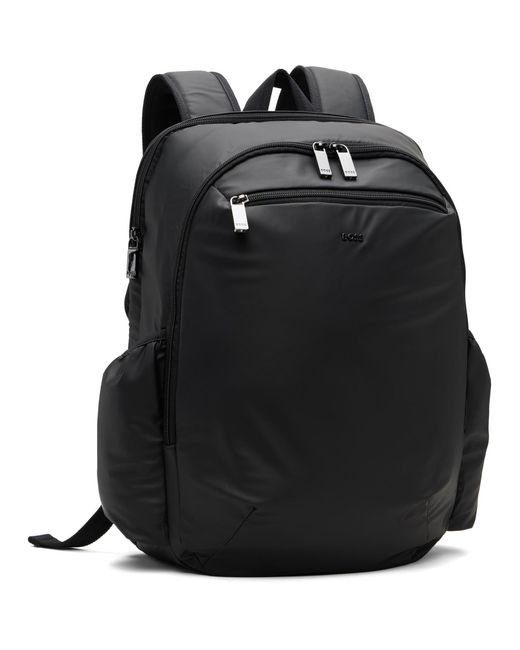 Boss Black Logo Lettering Technical Backpack for men