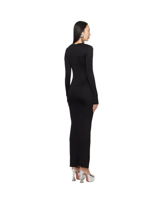 Area Black Star Stud Maxi Dress